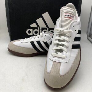 ADIDAS SAMBA CLASSIC WHITE/BLACK/WHITE #772109 US MEN'S SIZE 13